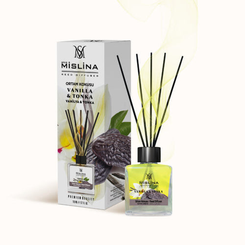 Odorizant de camera Mislina aroma Vanilie si Boabe de Tonka 110 ml – Mislina Perfume